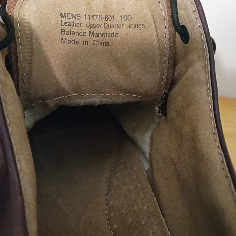 Florsheim Men's Dress Shoes‎ Size 10 D Square Toe Brown Derby Oxfords Leather